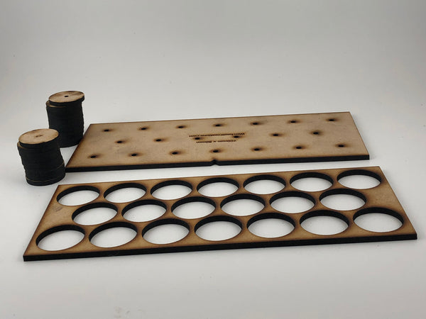 200mm x 80mm movement tray for 25mm round bases.