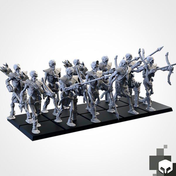 Armies of the Sand Skeletons by Txarli Factory