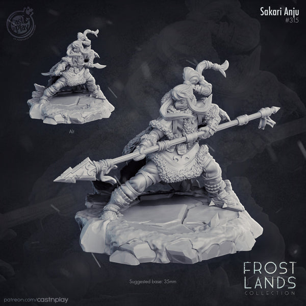 Sakari Anyu Cast N Play Frostlands 3d Printed Miniature