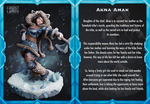 Akna Amak Cast N Play Frostlands 3d Printed Miniature