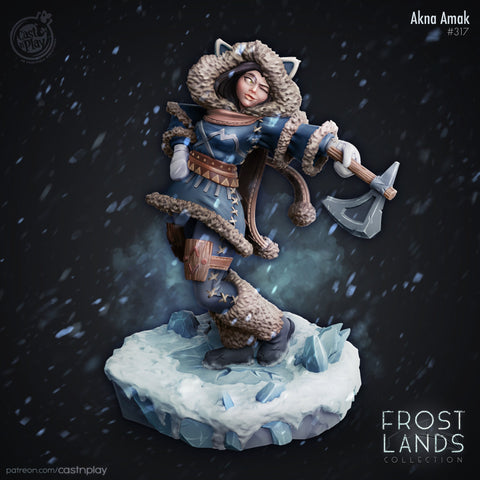 Akna Amak Cast N Play Frostlands 3d Printed Miniature