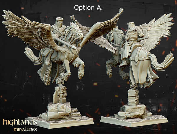 Questing Pegasus Knights by Highlands Miniatures