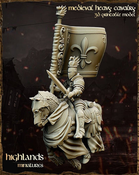 Heavy Cavalry unit  by Highlands Miniatures