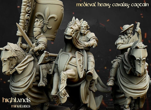 Heavy Cavalry unit  by Highlands Miniatures