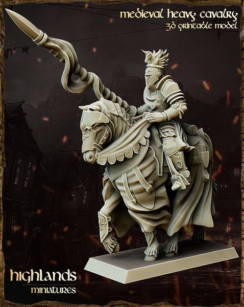 Heavy Cavalry unit  by Highlands Miniatures