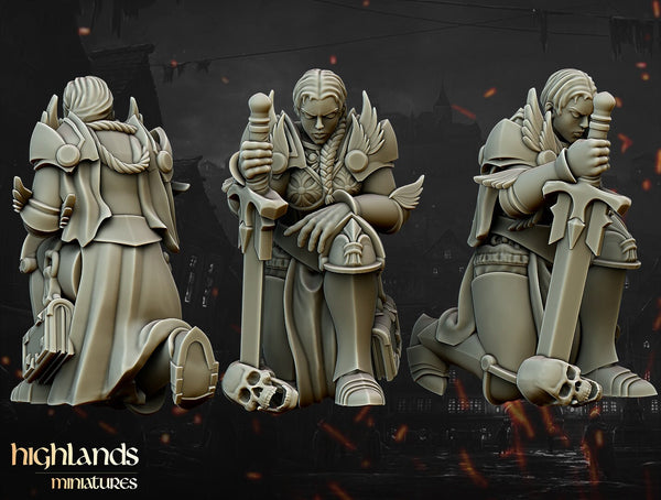 Female Knights by Highlands Miniatures