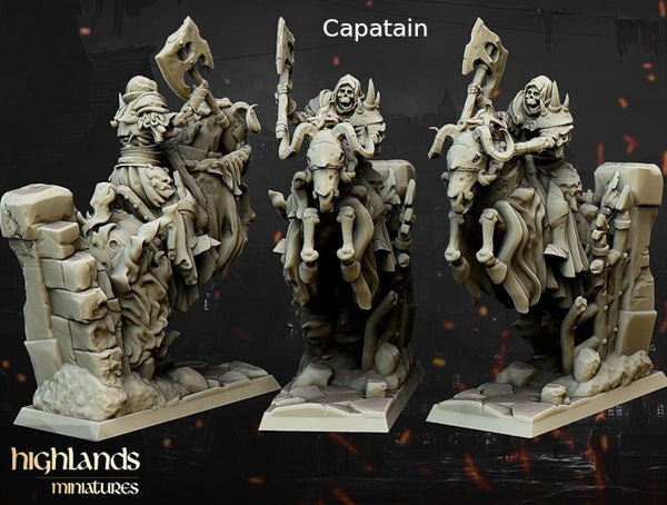 Skeletal Knights (Dark Knights, Revenant) unit  by Highlands Miniatures
