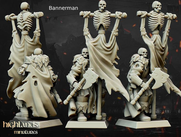 Undead Blackwatch Warriors by Highlands Miniatures