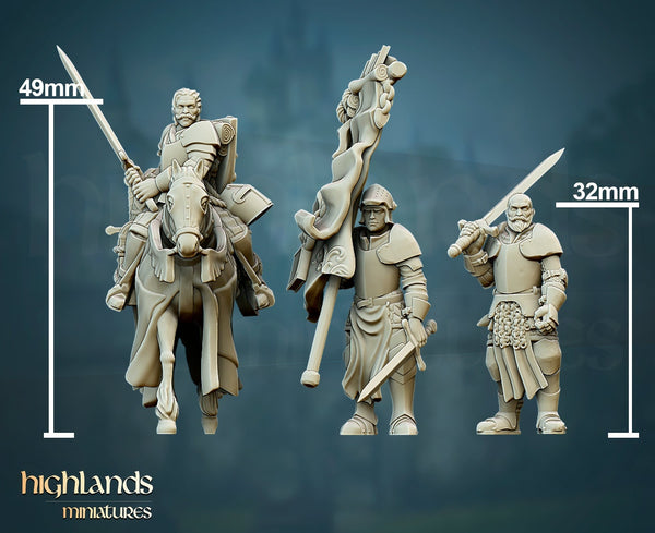 Questing Knights Cavalry by Highlands Miniatures
