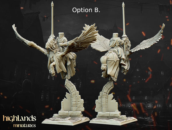 Questing Pegasus Knights by Highlands Miniatures
