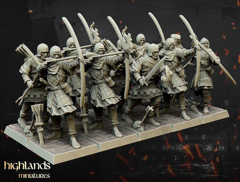 Archer / Bowmen Unit by Highlands Miniatures