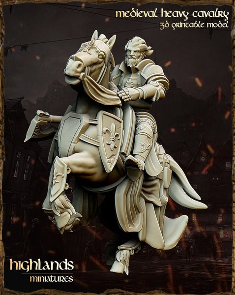 Heavy Cavalry unit  by Highlands Miniatures