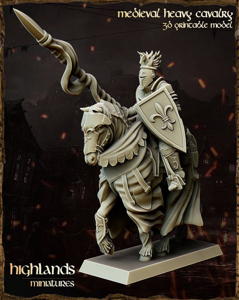 Heavy Cavalry unit  by Highlands Miniatures