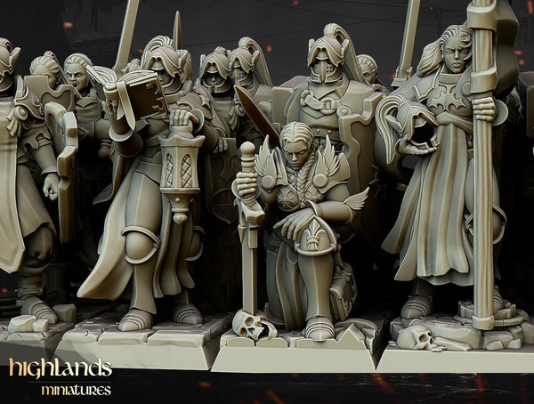 Female Knights by Highlands Miniatures