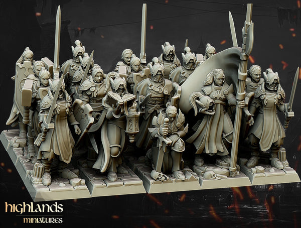 Female Knights by Highlands Miniatures