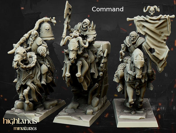 Skeletal Knights (Dark Knights, Revenant) unit  by Highlands Miniatures