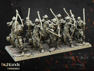 Skeleton Bowmen / Undead Archers by Highlands Miniatures
