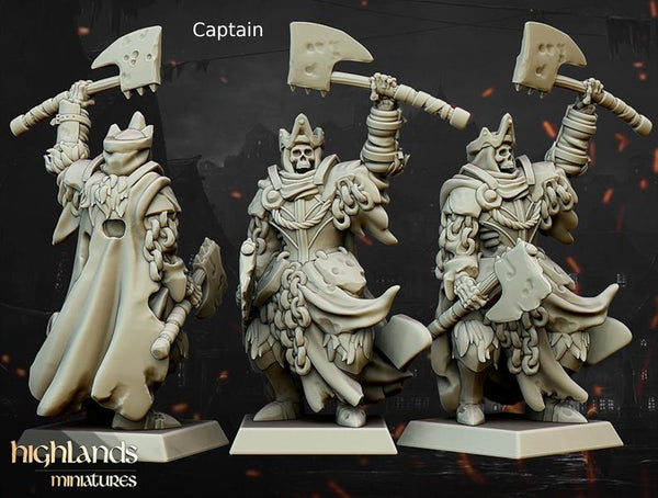 Undead Blackwatch Warriors by Highlands Miniatures