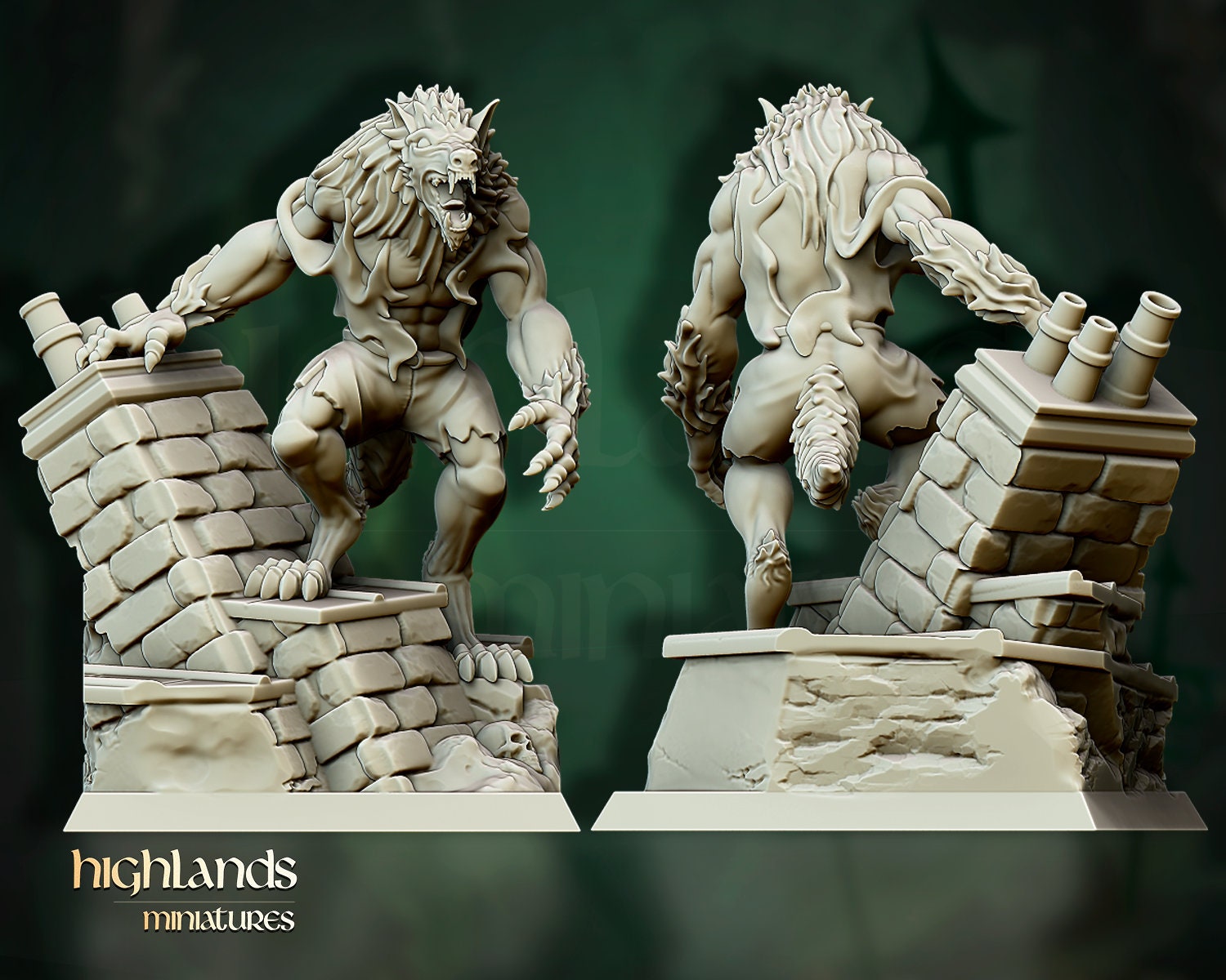 Werewolves by Highlands Miniatures