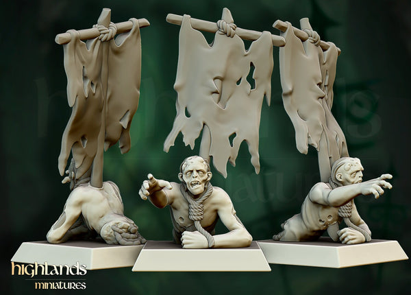 Undead Zombie Unit by Highlands Miniatures