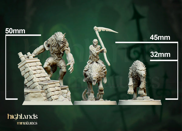 Werewolves  by Highlands Miniatures
