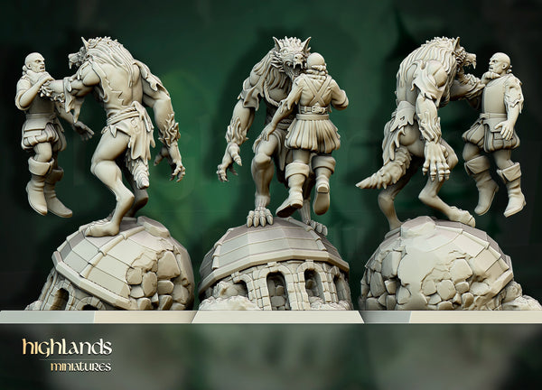 Werewolves  by Highlands Miniatures