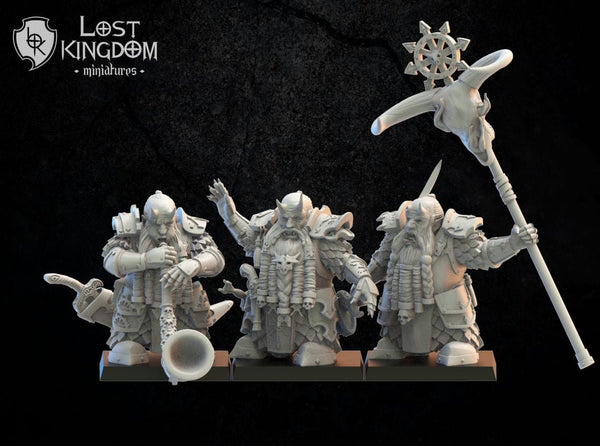 Lost Kingdom Magmhorin Elite Guard with swords | Chaos Dwarves| Abyssal Dwarves | Lost Kingdom Miniatures