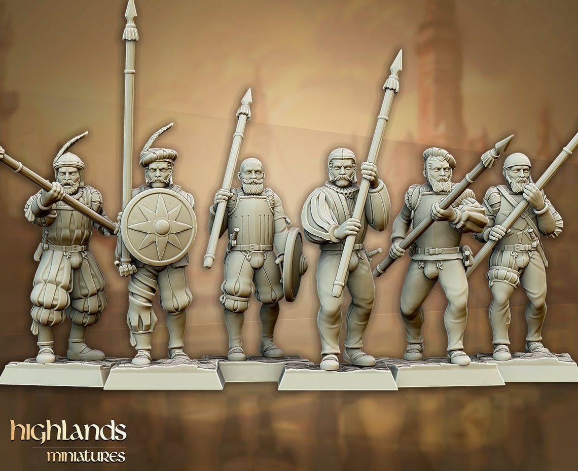 Sunland Empire - Imperial Troops Unit by Highlands Miniatures