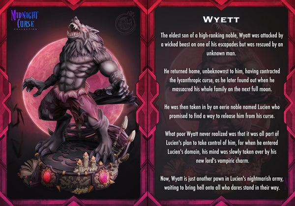 Wyett Cast N Play Midnight Curse 3d Printed Miniature