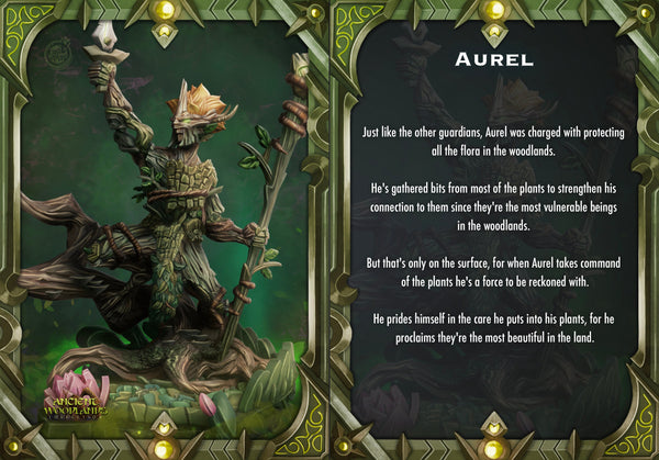 Aurel Cast N Play Ancient Woodlands 3d Printed Miniature