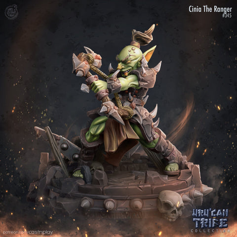 Goblin Ranger Cinia  N Play UruCan Tribe 3d Printed Miniature