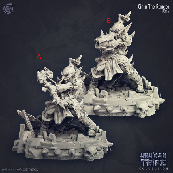 Goblin Ranger Cinia  N Play UruCan Tribe 3d Printed Miniature