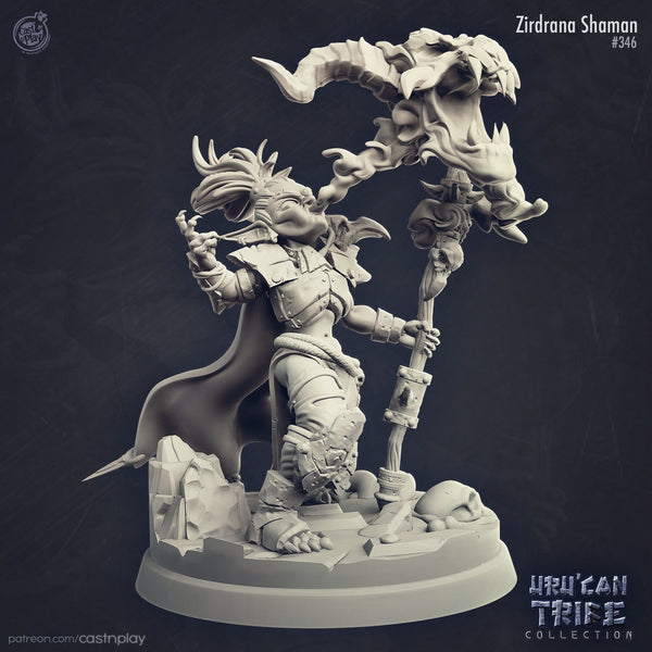 Zirdrana the Shaman  N Play UruCan Tribe 3d Printed Miniature