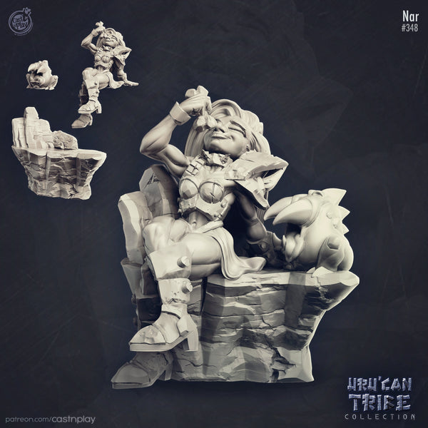 Nar Cast N Play UruCan Tribe 3d Printed Miniature