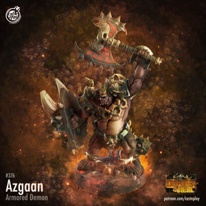 Azgaan  Cast N Play Depths of Hell 3d Printed Miniature