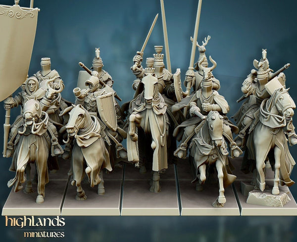 Grail Knights unit  by Highlands Miniatures