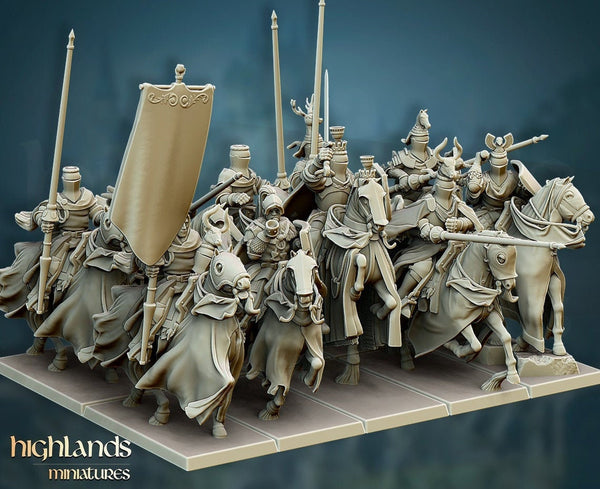 Grail Knights unit  by Highlands Miniatures