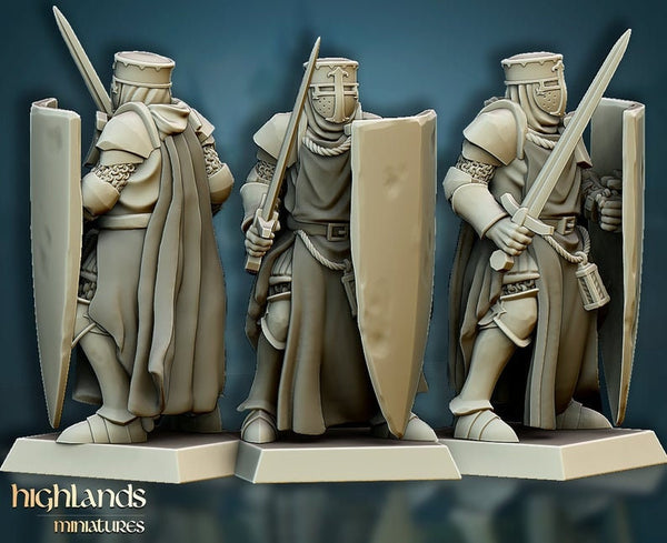 Crusaders Unit by Highlands Miniatures