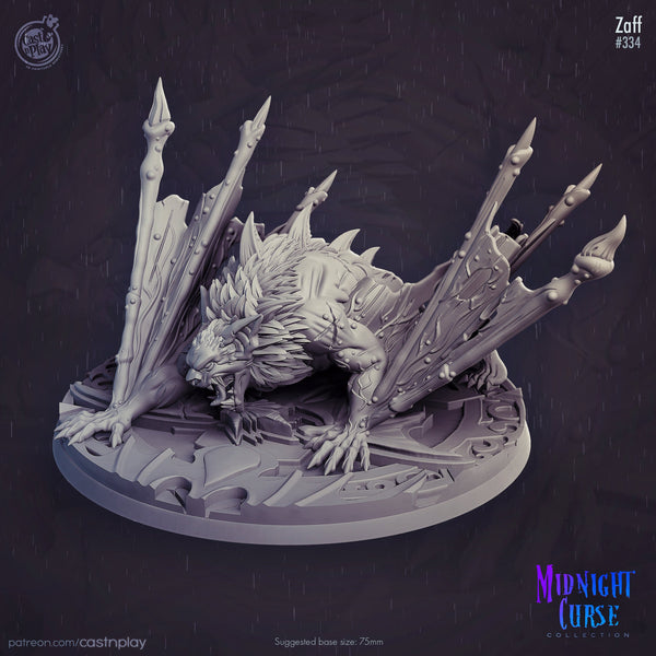 Zaff Cast N Play Midnight Curse 3d Printed Miniature