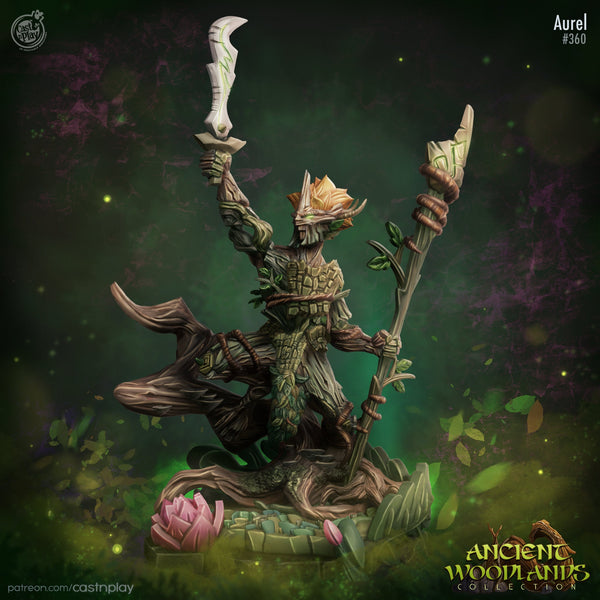 Aurel Cast N Play Ancient Woodlands 3d Printed Miniature