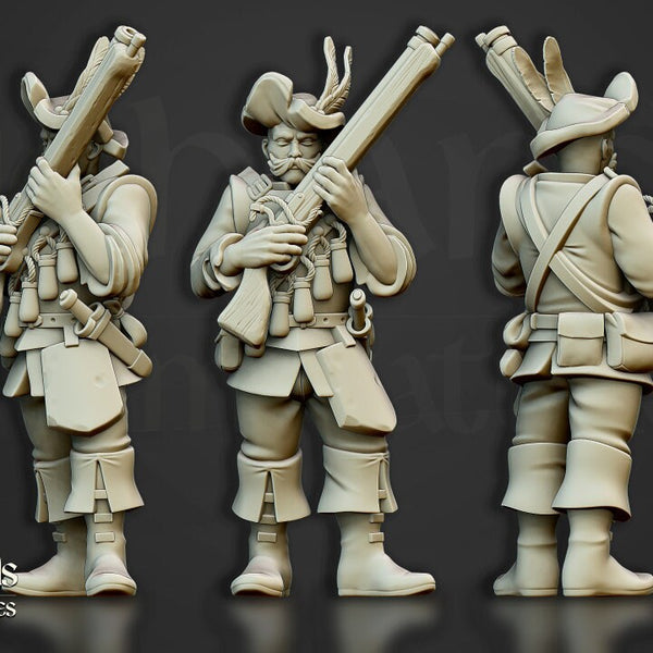 Arquebusier Unit By Highlands Miniatures