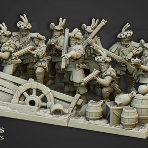 Arquebusier Unit By Highlands Miniatures