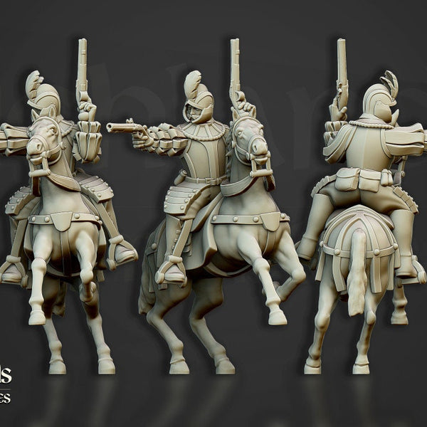 The Black Riders unit  by Highlands Miniatures