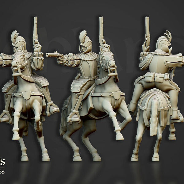 The Black Riders unit  by Highlands Miniatures