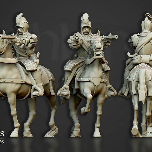 The Black Riders unit  by Highlands Miniatures