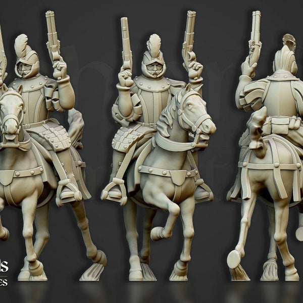 The Black Riders unit  by Highlands Miniatures