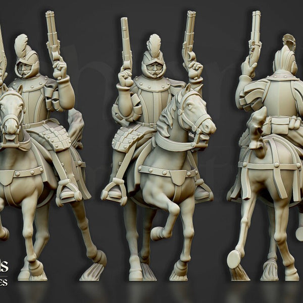 The Black Riders unit  by Highlands Miniatures