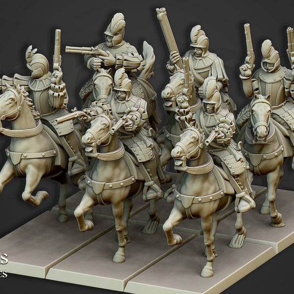The Black Riders unit  by Highlands Miniatures