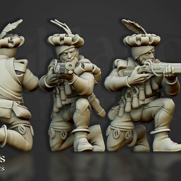 Arquebusier Unit By Highlands Miniatures