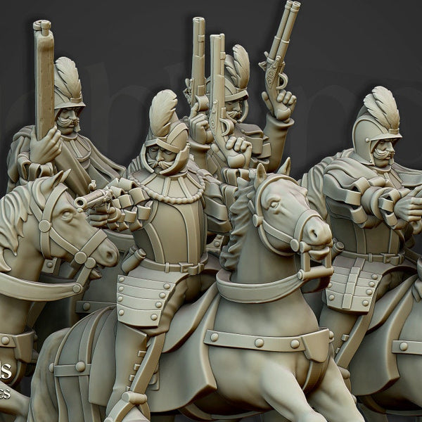 The Black Riders unit  by Highlands Miniatures